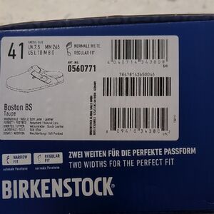 Birkenstock Boston BS Taupe Clogs